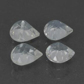 Achetez naturel 1,45ct blanc pierre de lune arc-en-ciel gems, en forme de poire, en provenance inde chez gemselect. en stock, livraison internationale!