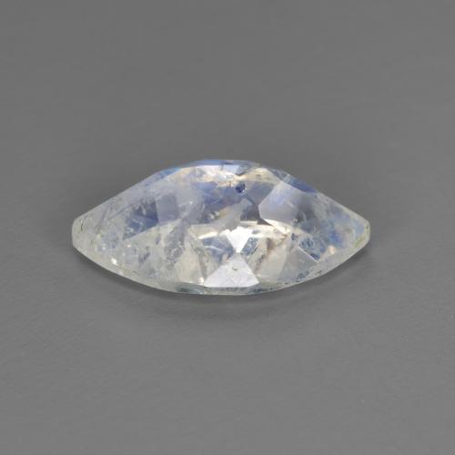 Pierre de lune arc-en-ciel blanc naturelle marquise, 1,85 ct, transparent