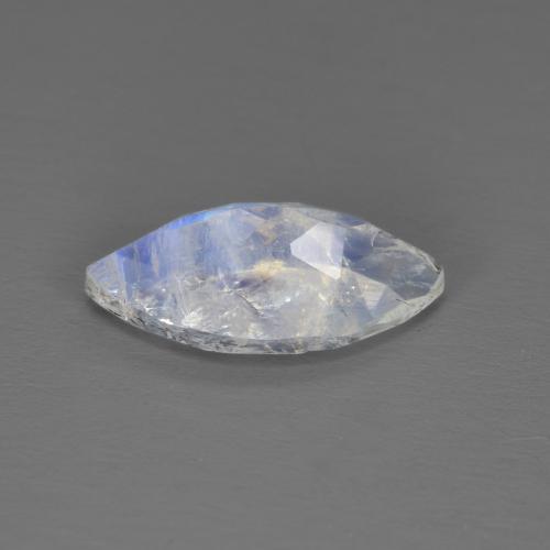 Pierre de lune arc-en-ciel blanc naturelle marquise, 1,79 ct, transparent