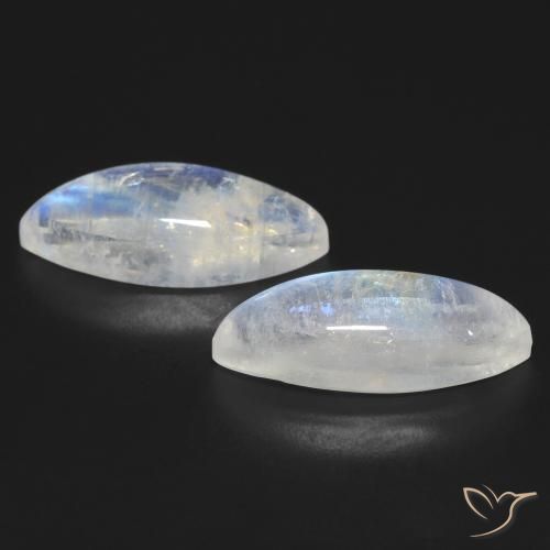 Shop natural 13.84ct Blanc bleuâtre Pierre de lune arc-en-ciel gems, Marquise, from États Unis at GemSelect. In stock, global shipping!