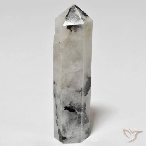 Pierre de lune arc-en-ciel Multicolore naturelle Fantaisie, 38.45 ct, Opaque