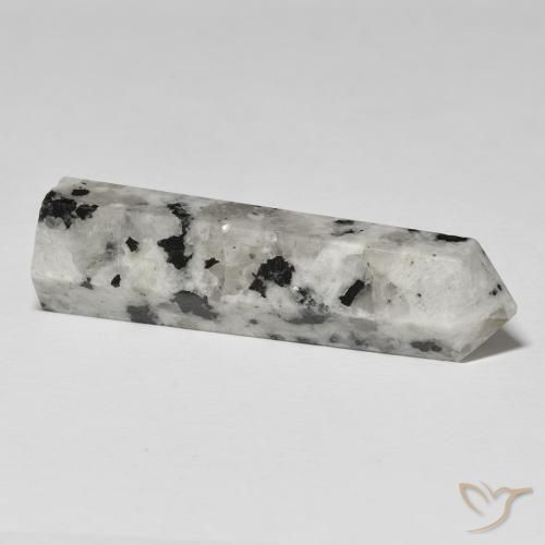 Pierre de lune arc-en-ciel Multicolore naturelle Fantaisie, 39.59 ct, Opaque