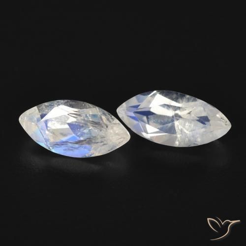 Shop natural 1.14ct Blanc bleuâtre Pierre de lune arc-en-ciel gems, Marquise, from États Unis at GemSelect. In stock, global shipping!