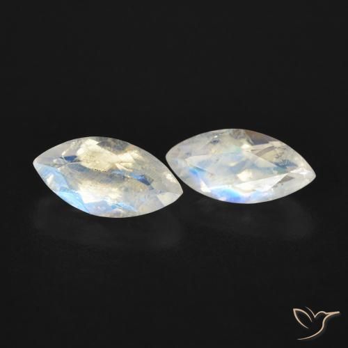 Shop natural 1.15ct Blanc bleuâtre Pierre de lune arc-en-ciel gems, Marquise, from États Unis at GemSelect. In stock, global shipping!