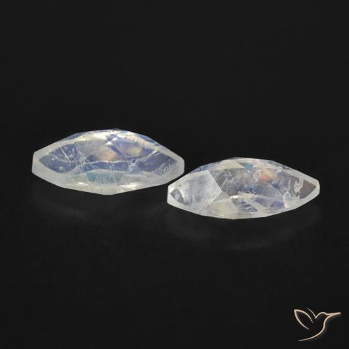 Shop natural 1.15ct Blanc bleuâtre Pierre de lune arc-en-ciel gems, Marquise, from États Unis at GemSelect. In stock, global shipping!