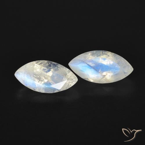 Shop natural 1.20ct Blanc bleuâtre Pierre de lune arc-en-ciel gems, Marquise, from États Unis at GemSelect. In stock, global shipping!