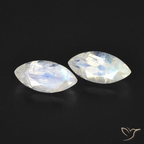 Shop natural 1.20ct Blanc bleuâtre Pierre de lune arc-en-ciel gems, Marquise, from États Unis at GemSelect. In stock, global shipping!