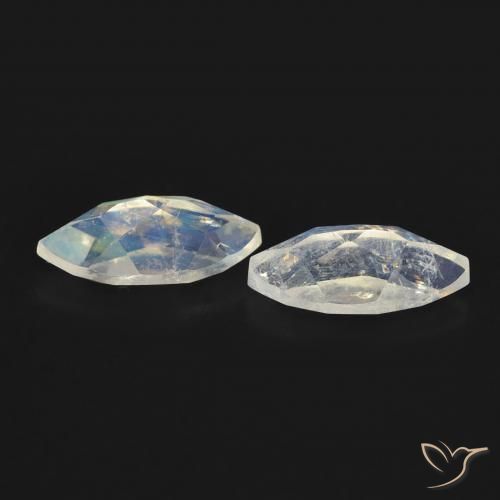 Shop natural 1.14ct Blanc bleuâtre Pierre de lune arc-en-ciel gems, Marquise, from États Unis at GemSelect. In stock, global shipping!