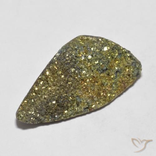 Pyrite arc-en-ciel Multicolore naturelle Fantaisie, 10.03 ct, Opaque
