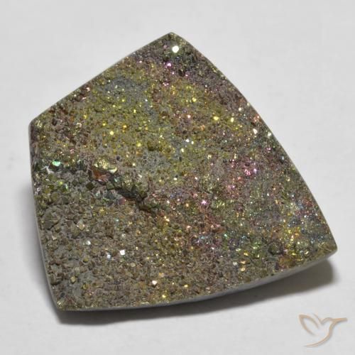 15.88ct Naturel Multicolore Pyrite arc-en-ciel, Fantaisie, Opaque