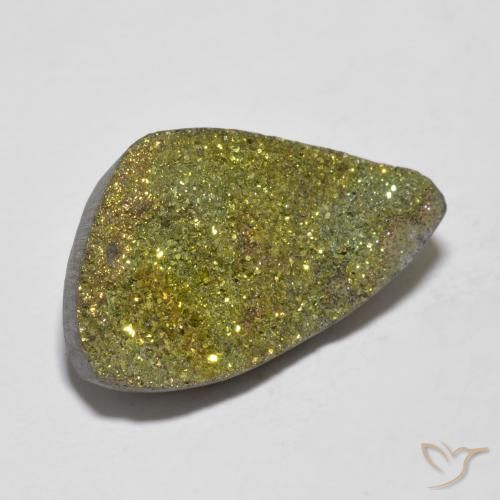 Pyrite arc-en-ciel Multicolore naturelle Fantaisie, 8.62 ct, Opaque