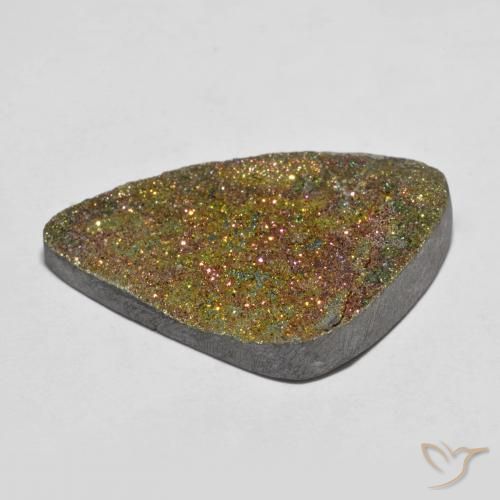 Pyrite arc-en-ciel Multicolore naturelle Fantaisie, 24.00 ct, Opaque