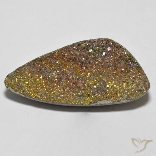 Pyrite arc-en-ciel Multicolore naturelle Fantaisie, 11.21 ct, Opaque