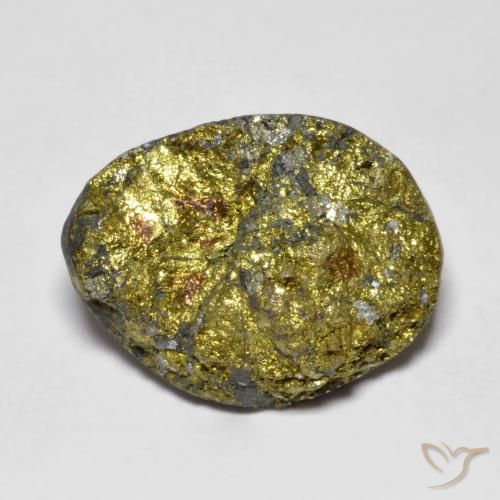 Pyrite arc-en-ciel Multicolore naturelle Fantaisie, 19.31 ct, Opaque