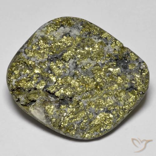 Pyrite arc-en-ciel Multicolore naturelle Fantaisie, 39.29 ct, Opaque