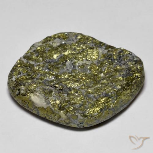Pyrite arc-en-ciel Multicolore naturelle Fantaisie, 39.29 ct, Opaque