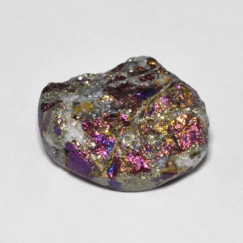 Pyrite arc-en-ciel Multicolore naturelle Forme fantaisie, 14.82 ct, Opaque
