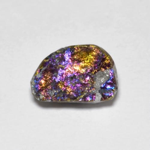 Pyrite arc-en-ciel Multicolore naturelle Forme fantaisie, 1.94 ct, Opaque