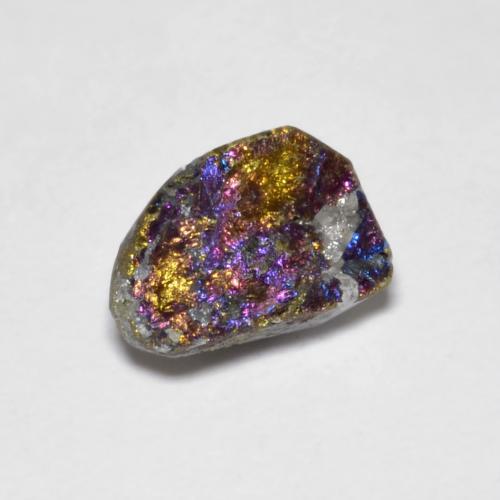 Pyrite arc-en-ciel Multicolore naturelle Forme fantaisie, 1.94 ct, Opaque