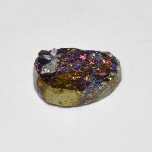 Pyrite arc-en-ciel Multicolore naturelle Forme fantaisie, 1.94 ct, Opaque