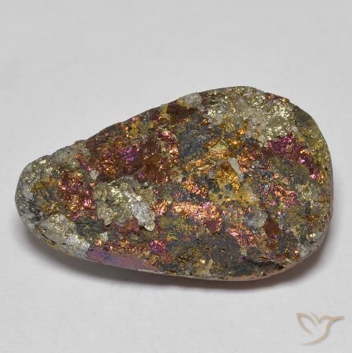 Pyrite arc-en-ciel Multicolore naturelle Forme fantaisie, 23.43 ct, Opaque