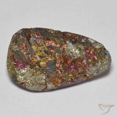 Pyrite arc-en-ciel Multicolore naturelle Forme fantaisie, 23.43 ct, Opaque