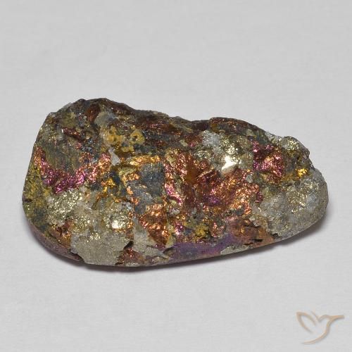 Pyrite arc-en-ciel Multicolore naturelle Forme fantaisie, 23.43 ct, Opaque