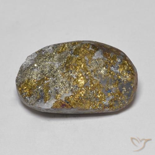 Pyrite arc-en-ciel Multicolore naturelle Fantaisie, 21.12 ct, Opaque