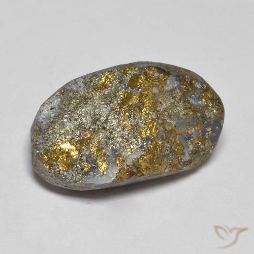 Pyrite arc-en-ciel Multicolore naturelle Fantaisie, 21.12 ct, Opaque