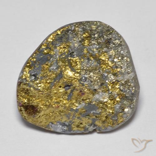 Pyrite arc-en-ciel Multicolore naturelle Fantaisie, 18.38 ct, Opaque
