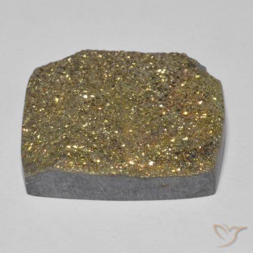 Pyrite arc-en-ciel Multicolore naturelle Baquette, 22.50 ct, Opaque