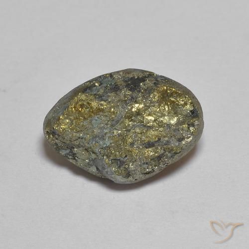 7.71ct Naturel Multicolore Pyrite arc-en-ciel, Fantaisie, Opaque