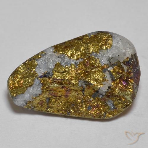 11.14ct Naturel Multicolore Pyrite arc-en-ciel, Fantaisie, Opaque