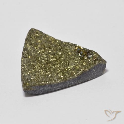 Pyrite arc-en-ciel Multicolore naturelle Trillion, 6.22 ct, Opaque