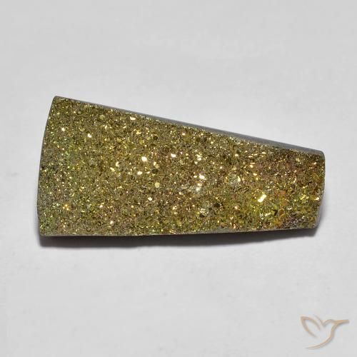 7.04ct Naturel Multicolore Pyrite arc-en-ciel, Fantaisie, Opaque
