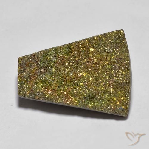 9.90ct Naturel Multicolore Pyrite arc-en-ciel, Fantaisie, Opaque