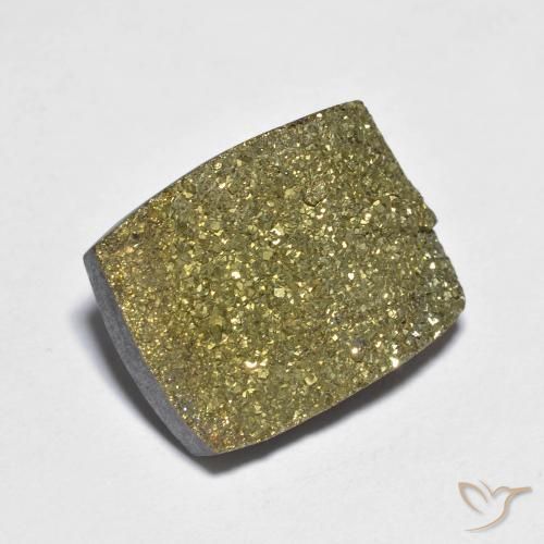 Pyrite arc-en-ciel Multicolore naturelle Baquette, 12.20 ct, Opaque