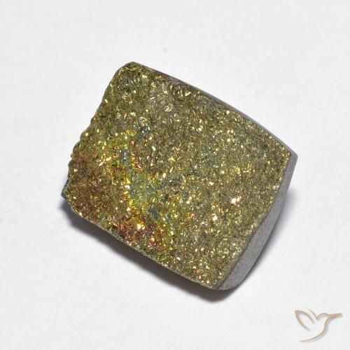 Pyrite arc-en-ciel Multicolore naturelle Baquette, 6.27 ct, Opaque
