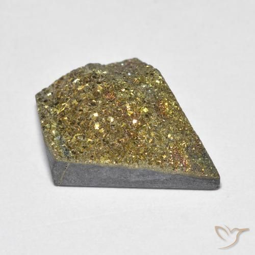Pyrite arc-en-ciel Multicolore naturelle Fantaisie, 5.46 ct, Opaque