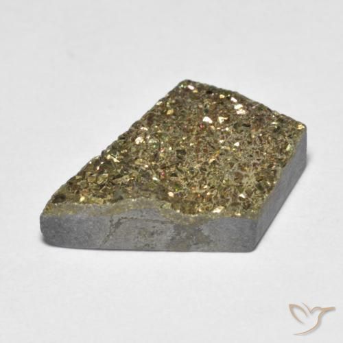 Pyrite arc-en-ciel Multicolore naturelle Fantaisie, 5.72 ct, Opaque
