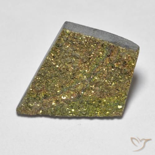 Pyrite arc-en-ciel Multicolore naturelle Fantaisie, 8.01 ct, Opaque