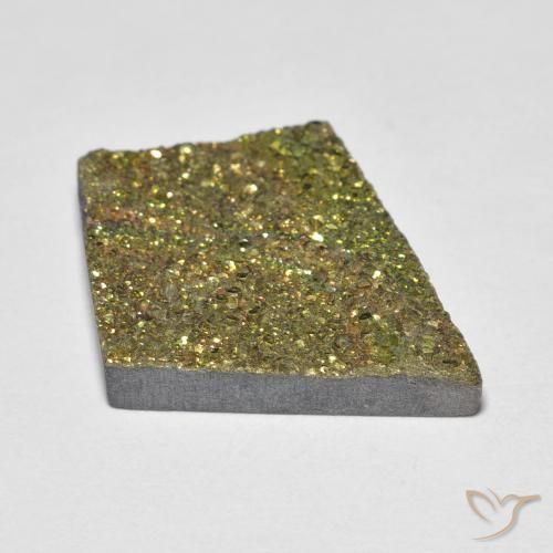 Pyrite arc-en-ciel Multicolore naturelle Fantaisie, 8.01 ct, Opaque