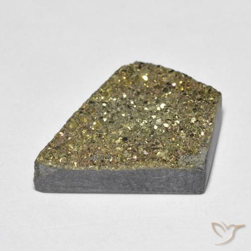 Pyrite arc-en-ciel Multicolore naturelle Fantaisie, 6.86 ct, Opaque