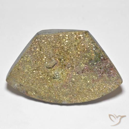 41.18ct Naturel Multicolore Pyrite arc-en-ciel, Fantaisie, Opaque