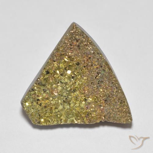 10.04ct Naturel Multicolore Pyrite arc-en-ciel, Fantaisie, Opaque