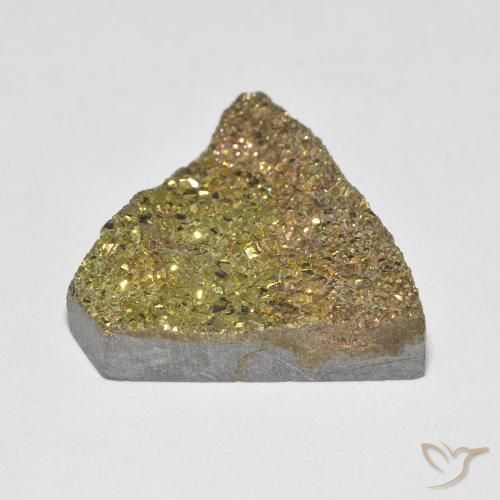 Pyrite arc-en-ciel Multicolore naturelle Fantaisie, 10.04 ct, Opaque