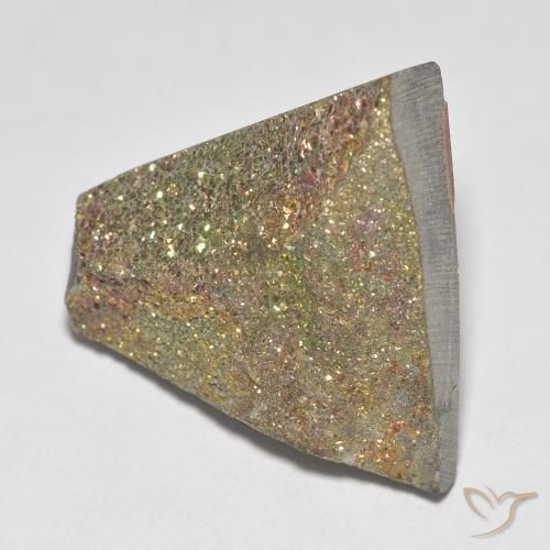 Pyrite arc-en-ciel Multicolore naturelle Fantaisie, 19.72 ct, Opaque