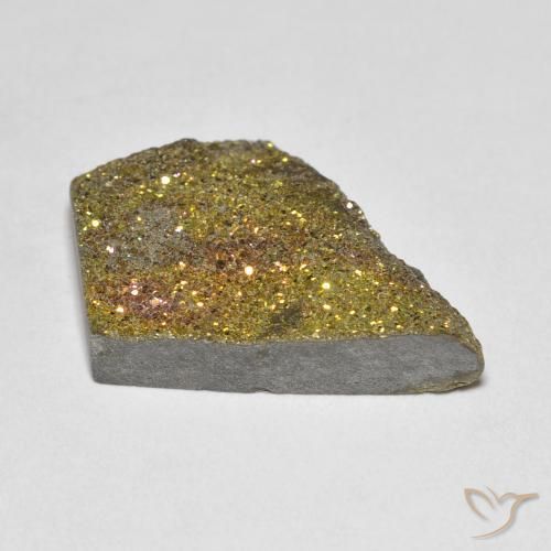 Pyrite arc-en-ciel Multicolore naturelle Fantaisie, 7.50 ct, Opaque