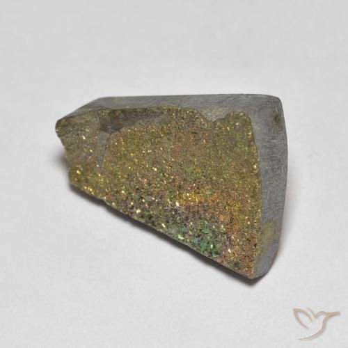 Pyrite arc-en-ciel Multicolore naturelle Fantaisie, 6.12 ct, Opaque