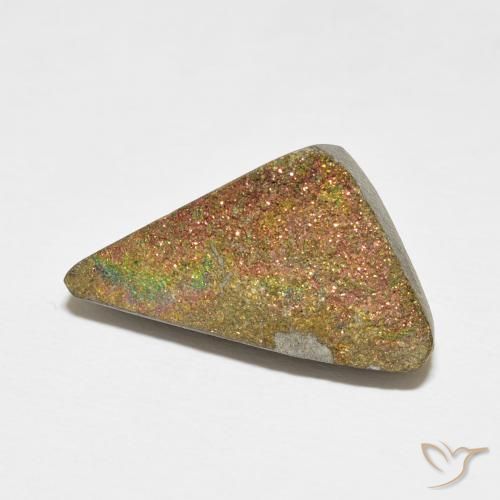 Pyrite arc-en-ciel Multicolore naturelle Fantaisie, 10.28 ct, Opaque
